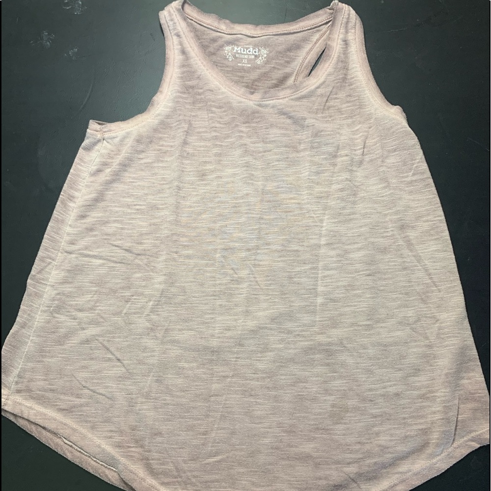 Pink loose weekend tank